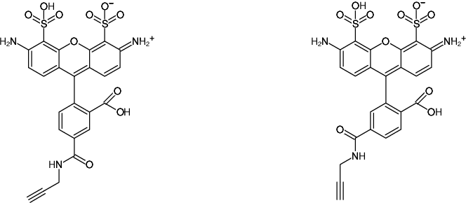 Structural formula of AF488-Alkyne (Abs/Em = 494/517 nm)