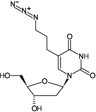 Structural formula of 5-(3-Azidopropyl)-2'-deoxyuridine