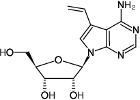 Structural formula of 7-Deaza-vinyl-adenosine (7-dVA) (7-Deaza-7-ethenyl-adenosine)