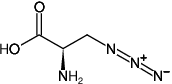 Structural formula of 3-Azido-D-alanine HCl ((R)-2-Amino-3-azidopropanoic acid hydrochloride)