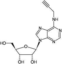 Structural formula of N6-Propargyl-adenosine