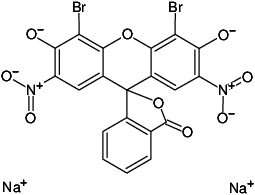 Structural formula of JBS Bright Red (Eosin Scarlet)