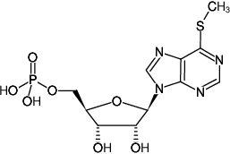 Structural formula of 6-Methylthio-IMP (6-Methylthioinosine-5'-monophosphate, Triethylammonium salt)