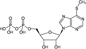 Structural formula of 6-Methylthio-IDP (6-Methylthioinosine-5'-diphosphate, Sodium salt)