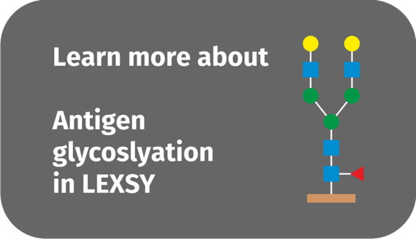 Learn more about Antigen glycosylation in LEXSY
