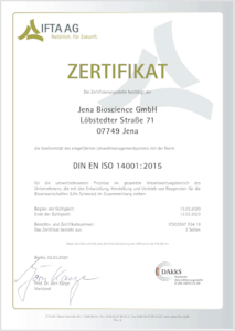 Preview ISO 14001-Zertifikat (deutsche Version)