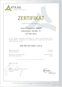 Preview ISO 9001-Zertifikat (deutsche Version)