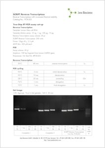 Preview SCRIPT RT-PCR Application